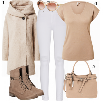 Outfit sa Bež RALPH LAUREN "Izražajni Look za jesen"