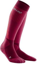 Women's Winter Compression Knee-High Socks Red