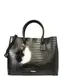 ALDO Shopper Bibano in Leder-Optik schwarz