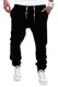 MT Styles Herren Harem Jogger Chino-Hose Jeans-Hose C-60 [Schwarz, W38]