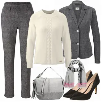 Outfit mit Blau High Heel Buffalo "Tchibo Look"