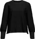 Object Blouse Objlaila L/s Re Top Div 23046626 Black Dames Maat - XS