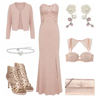 Outfit mit Beige lipsy "RomanticNight"