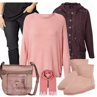 Outfit mit Stiefel ESPRIT "Schöne Große Größen Outfit"