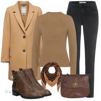 80er Outfit mit Braun/Dunkelbraun/Beige Klassischer Stiefel/Cowboystiefel/Gefütterte Stiefelette/Vintage Stiefel/Rahmengenähter Schuh/Leder Stiefelette/Lederjacke/Vintage Stiefelette/Reitstiefel/Chelsea Boot About You "Perfekt für den Herbst"Look: Uni, Western, Country Styl, Cowgirl, Schön, Duckfeet, 80er