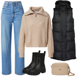 Schwarze Button Down Kleider Große Größen Outfits image