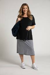 Bellieva aty, erzej, oversize, dvouvrstv, krtk rukvy, biobavlna, GOTS