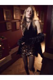 Velvet Vest with Sparkly Buttons Fleto Pocket Slim Fit - Handcrafted Collection