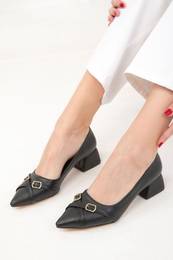 Black Women's Classic High Heel Shoes 19572