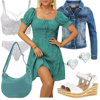 Outfit mit Grau/Lila/Rosa/Silber/Beige Spitzenbustier/Wäsche-Set/BH-Slip Set mit Bügel/Dessous-Set Aus Spitze/BH Slip Set seryero "Perfekt für den Sommer"