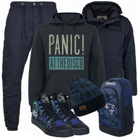Blau Hose Urban Classics kombinieren