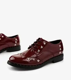 Burgundy women's shoes C18-37117