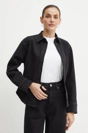 Jeans srajca enska, rna barva, IO112343