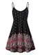 MSBASIC Ärmelloses, verstellbares Riemchensommer Strand Swing Kleid für Damen, Two, M