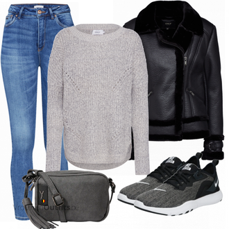 Outfit met blauw Sneaker Nike "Nike Sportschoenen"