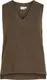 Vila Trui Viril Knit Rib V-neck S/l Vest - No 14067804 Crocodile Dames Maat - XXL