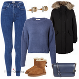 Braune UGG Stiefel Outfits image