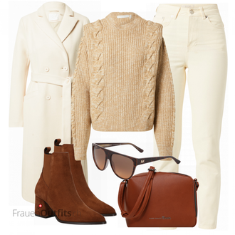 Outfit mit Rot Stiefel VERO MODA "Schickes Herbst Outfit"