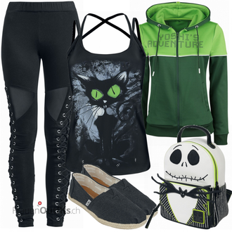 Outfit mit Grün Super Mario "Cooles Outfit"