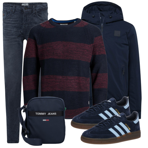 Schwarz Schuh Sneaker Adidas Originals kombinieren