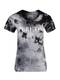 OGNX Sport-Shirt grau / schwarz / weiß