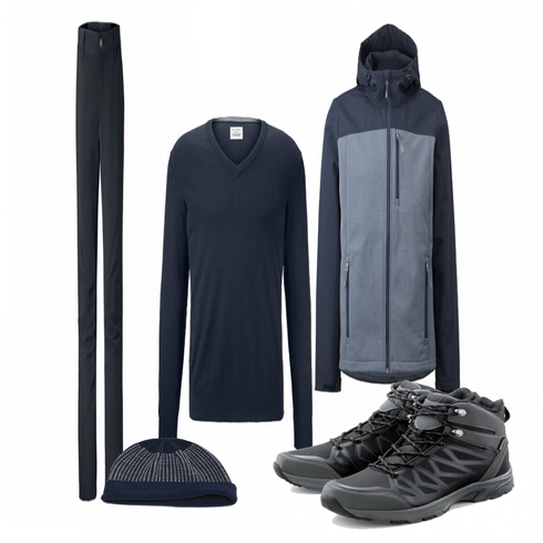 Blau Sportjacke Tchibo kombinieren