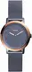 FOSSIL Quarzuhr NEELY, ES4312 taubenblau / rosegold / weiß