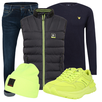 Outfit mit Grün Sneaker/Leder Sneaker Calvin Klein Jeans "Perfekt für den Herbst"