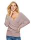 LATH.PIN Cardigan Damen Langarm Pullover Top Casual Elegant Winterjacke Aperto Sciallato Mantel, Beige One size