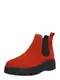 Paul Green Stiefelette orangerot / schwarz