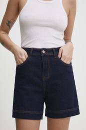 Jeans kratke hlae enski, mornarsko modra barva
