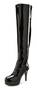 Creme Overknee Stiefel für Damen image