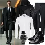 Schwarz Weiß Outfits edel image