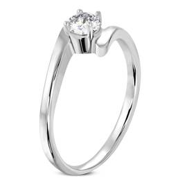 Zsnubn prstnek z chirurgick oceli double ring
