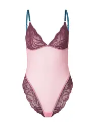 Dora Larsen Body ''''CLEMENTINE'''' rosa / bordeaux