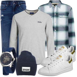 Outfit mit Schwarz Hut Drykorn "Alltagsoutfit"