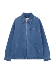 Pull&Bear Jacke blue denim