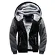 MANLUODANNI Dicker Hoodie Herren, Men's Kapuzenpullover mit Tasche Zip Pullover Jacke Sweatjacke Kapuzenjacke Sweater Casual Kapuzenpulli mit Fleeceartig-Innenseite Schwarz M