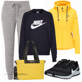 Outfit met blauw Sneaker Nike "Sport Outfit"