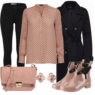 Outfit met beige Sieraad Ted Baker "SELECTED FEMME"