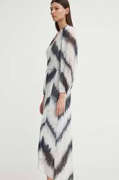 Obleka PhloxBBNoriel dress siva barva, BBW3752