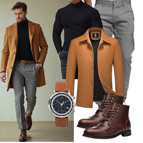 Braun/DunkelRot/Dunkelbraun/Rot Schuh Vintage Stiefelette/Gefütterte Stiefelette/Leder Stiefelette/Springerstiefel/Reitstiefel/Schnürstiefelette/Rahmengenähter Schuh/Klassischer Stiefel SL-Saint kombinieren