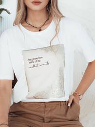 T-shirt damski CHANTE biay