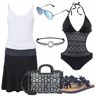 Outfit mit Bademode Lascana "BehindTheScenes"