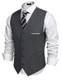 COOFANDY Herren anzugwetse Herren Western Weste Slim fit Hochzeit Weste Anzug v-Ausschnitt elegant Herrenweste
