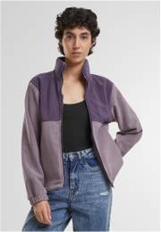 Dmsk fleecov mikina Double purpurov/ fialov