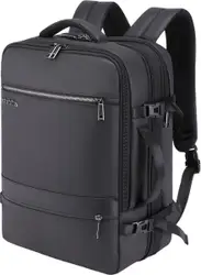 Arctic Hunter Laptop Tas - Rugtas - Rugzak - Motortas - Zwart - 32L