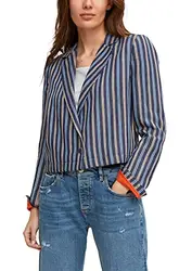 Comma CI Damen Langarm Blazer, 59S2 Navy, 36
