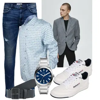 Outfit mit Hemd/Bügelfreies Hemd Olymp "Freizeit Outfit"