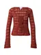 TOPSHOP Strickjacke rostrot